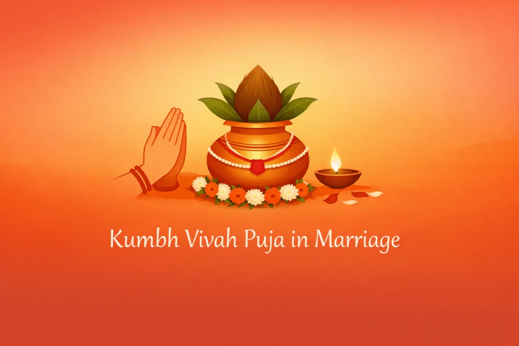 Kumbh Vivah Puja in Marriage